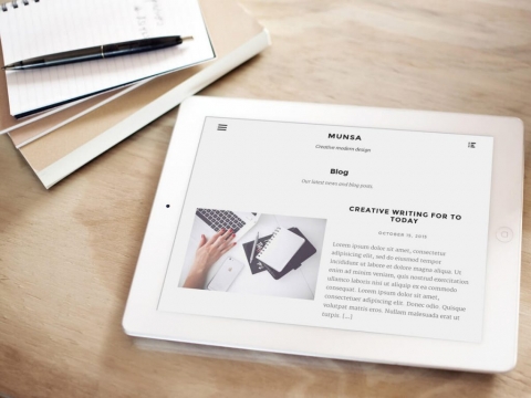 Munsa_iPad Miltä Munsa-teema näyttää iPadilla